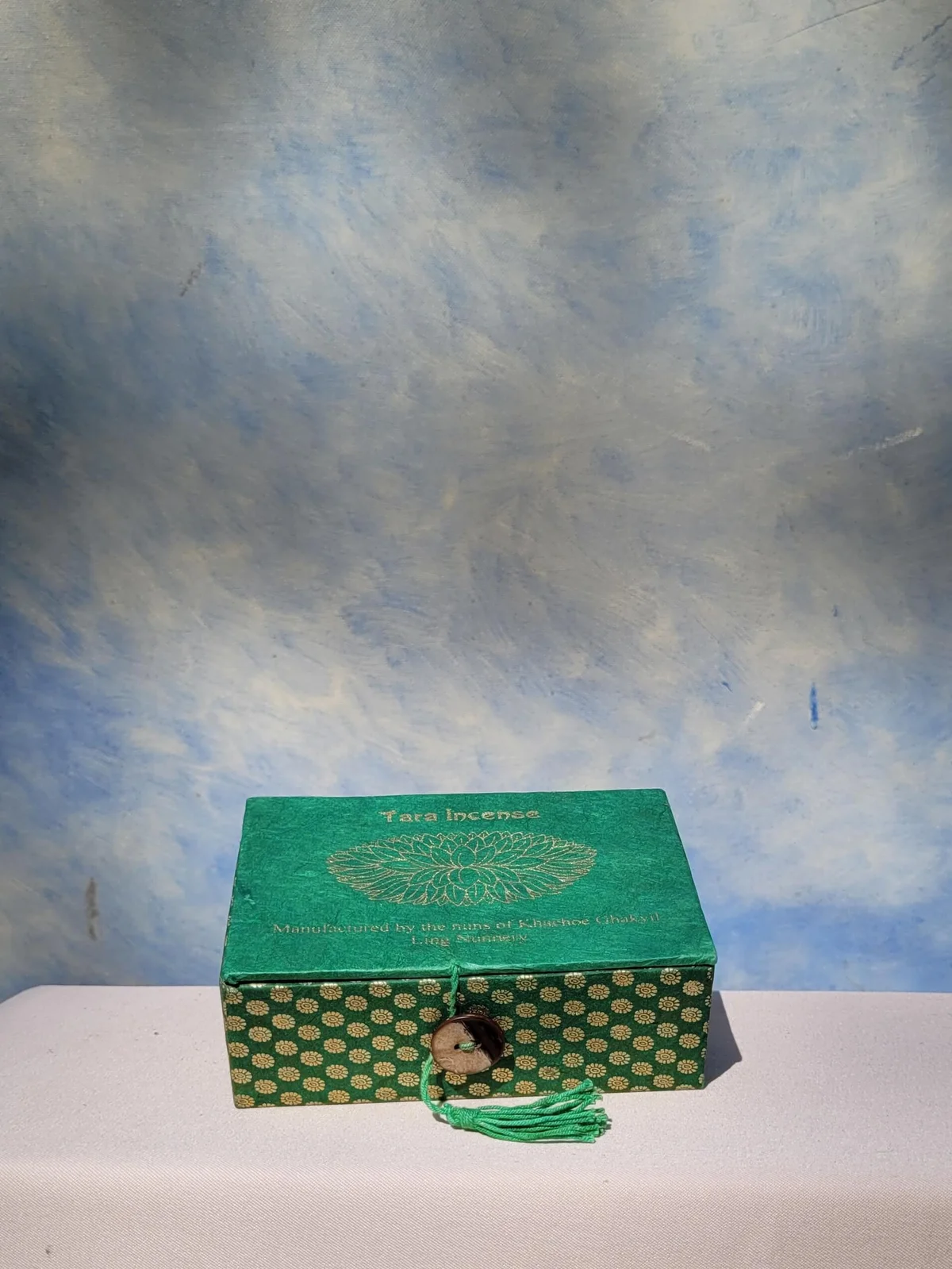 Green Tara smilkalai dėžutėje